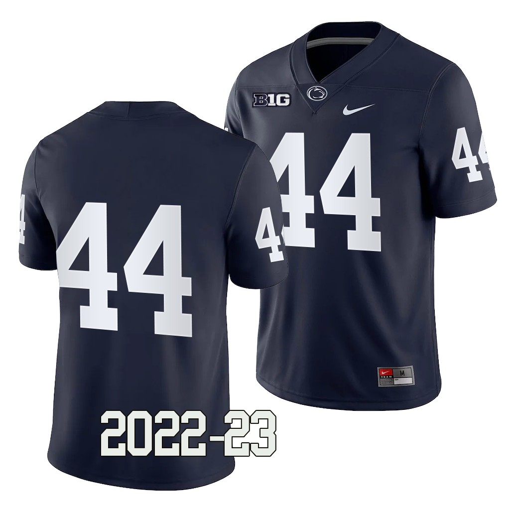 Penn State Nittany Lions Tyler Warren Jersey 2022-23 College Navy #44 Game Men's Shirt