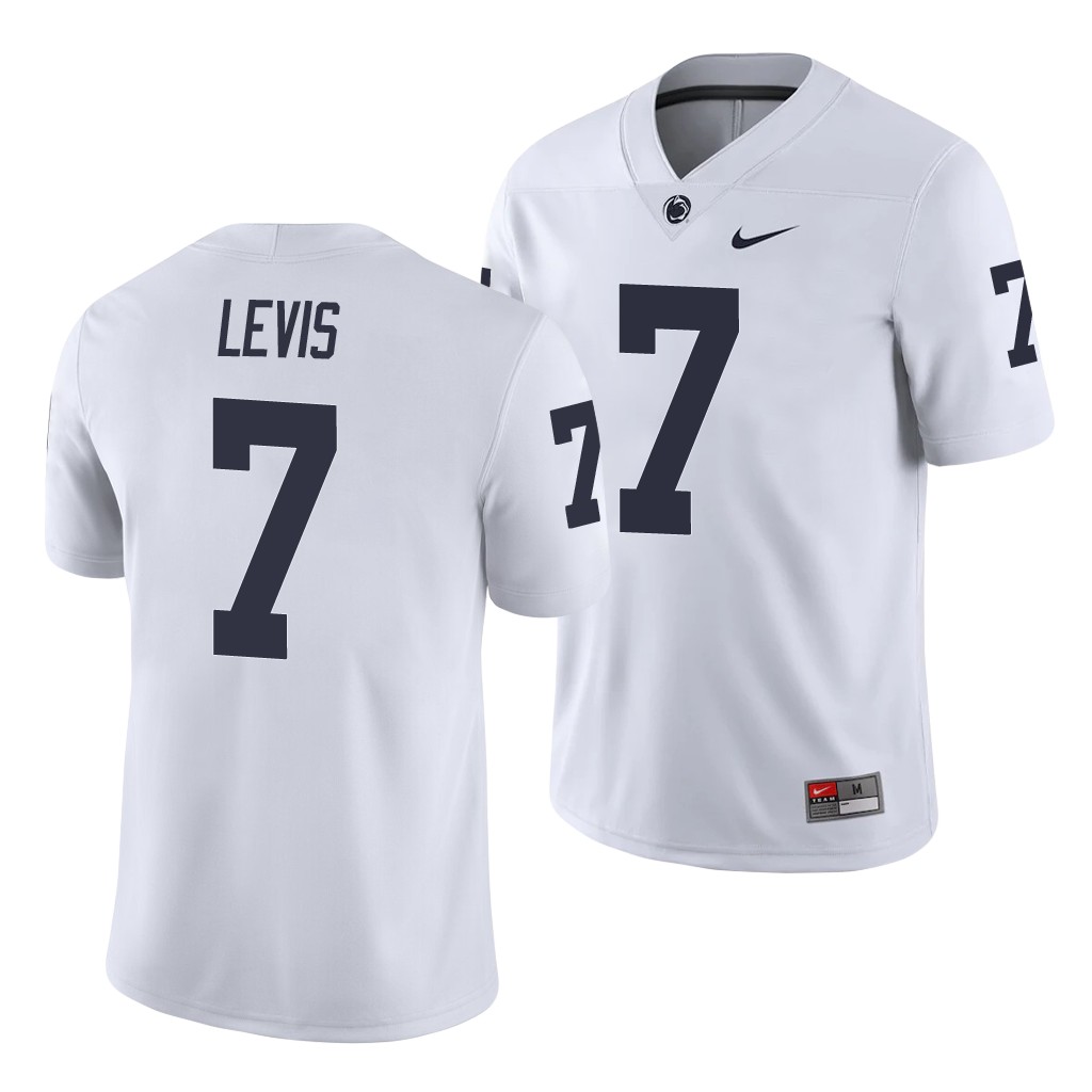 Penn State Nittany Lions Will Levis White College Men's Game Jersey