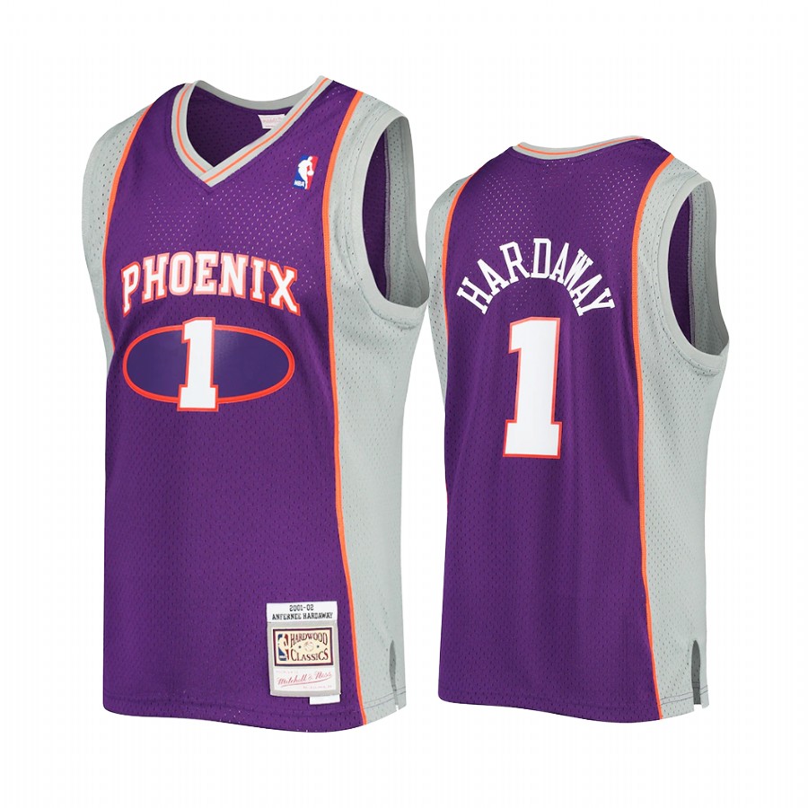 Penny Hardaway Phoenix Suns Purple 2001-2002 Hardwood Classics Jersey