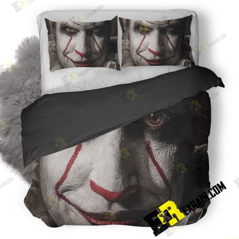 Pennywise Joker 5K Eq 3D Customized Duvet Cover Bedding Set
