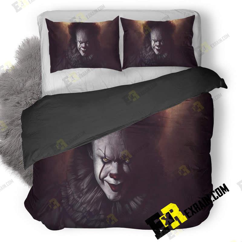 Pennywise The Clown Fanart 3D Customized Duvet Cover Bedding Set