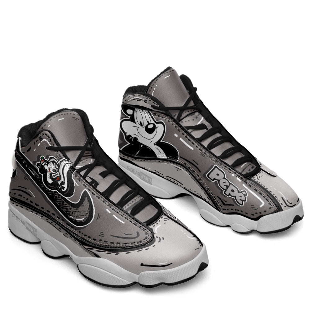 Pepe JD13 Sneakers Comic Style Custom Shoes