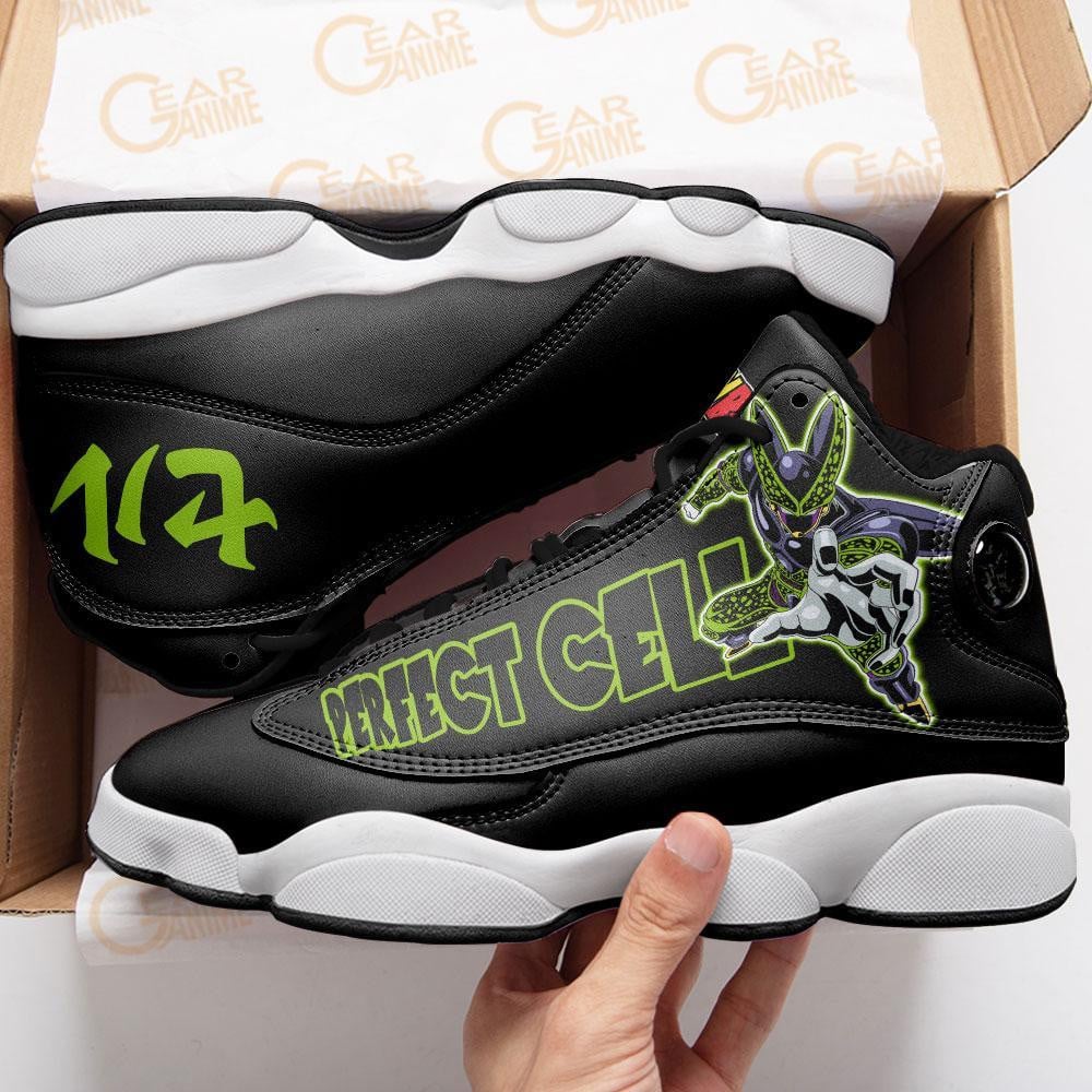 Perfect Cell JD13 Sneakers Custom Anime Dragon Ball Shoes