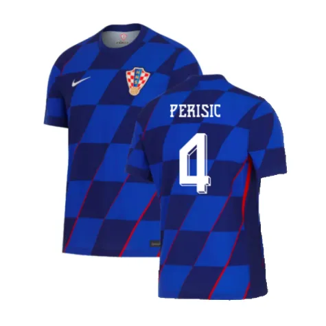 Perisic Men's Croatia 2024 Stadium10624 Away Soccer Jersey