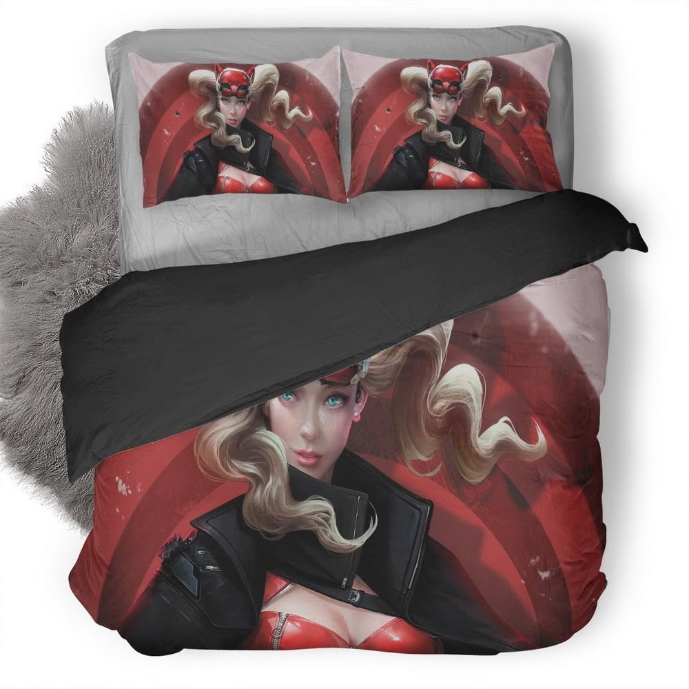 Persona Ann Takamaki 3D Customized Duvet Cover Bedding Set