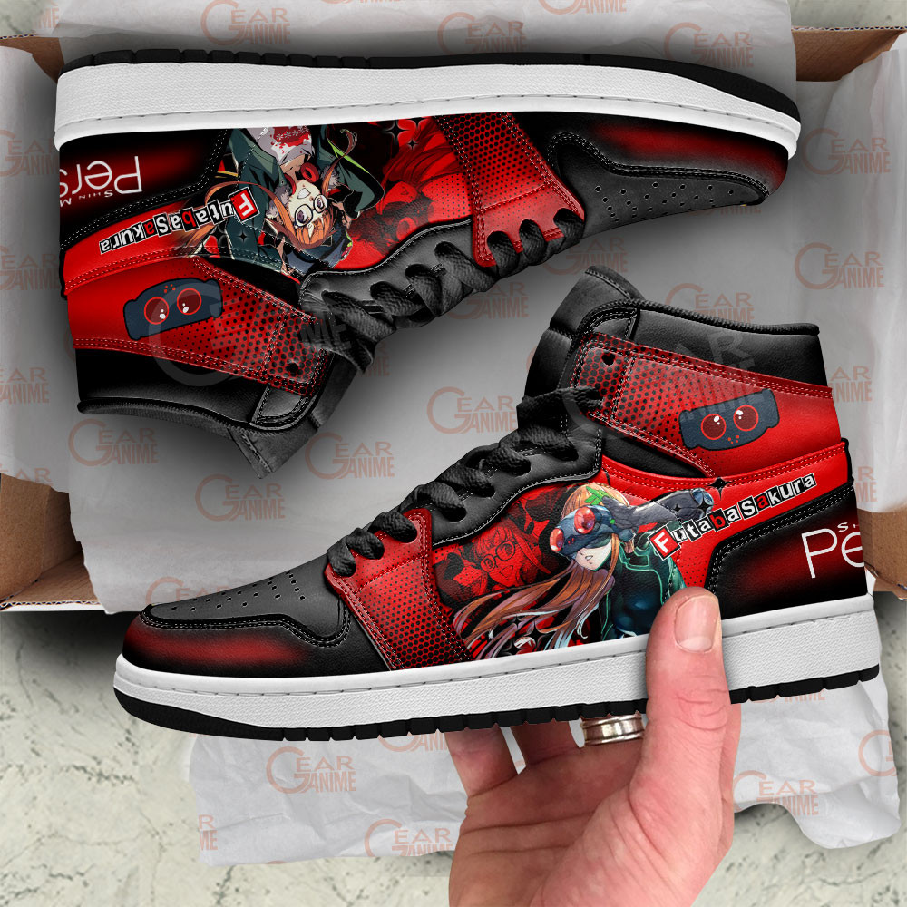 Persona Fubata Sakura Anime Shoes, Air Jordan Hightop