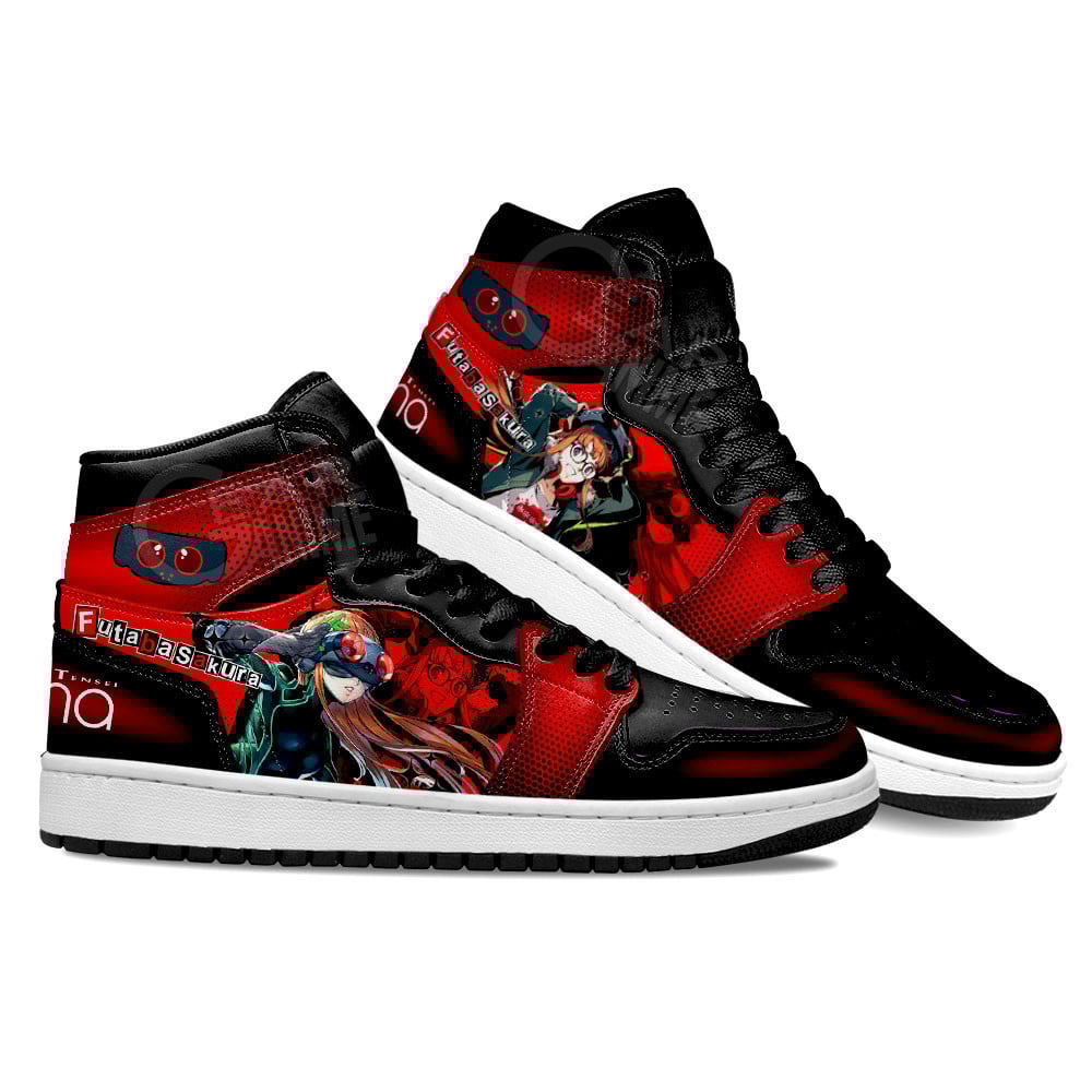 Persona Fubata Sakura Anime Shoes, Air Jordan Hightop