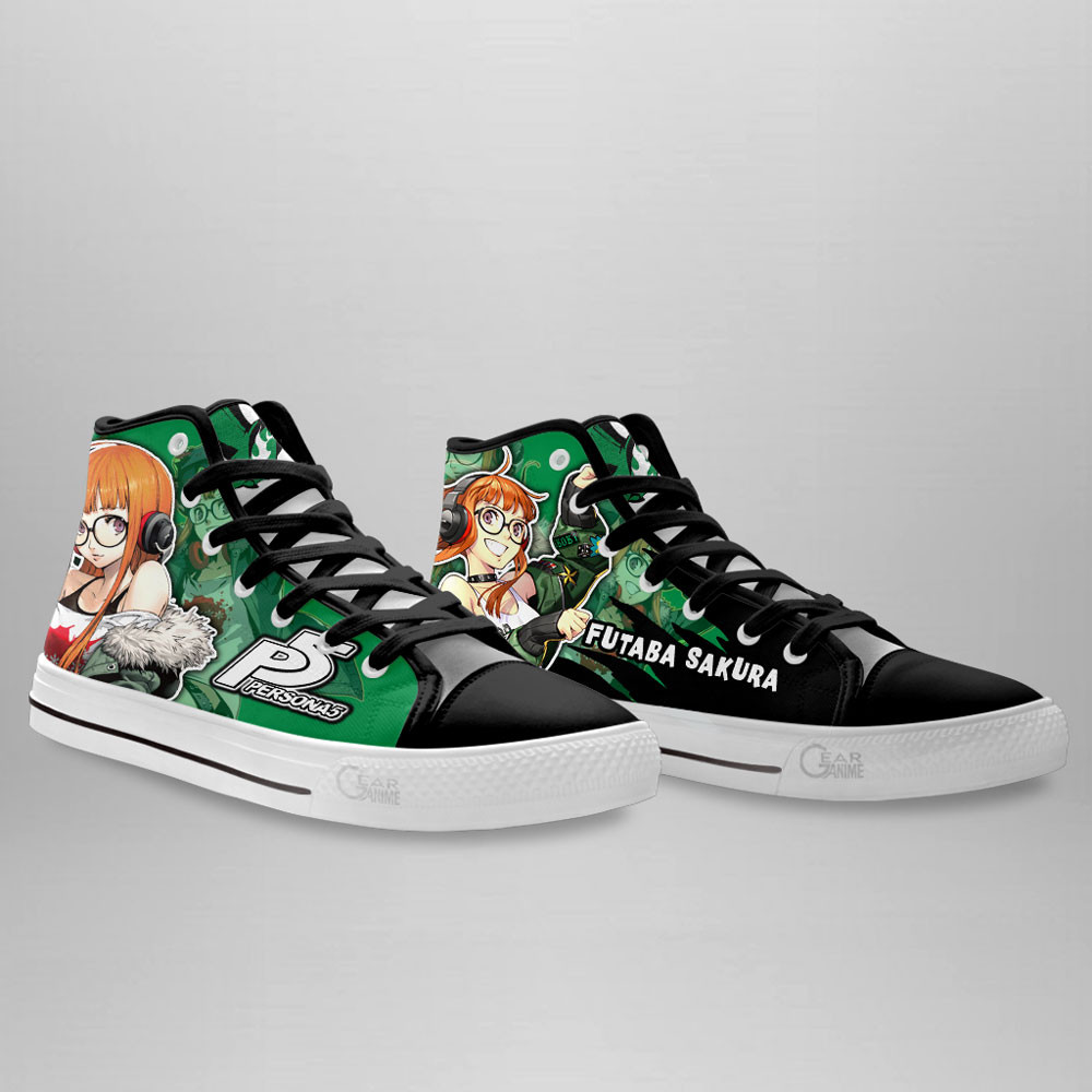 Persona Futaba Sakura Anime Custom High Top Shoes