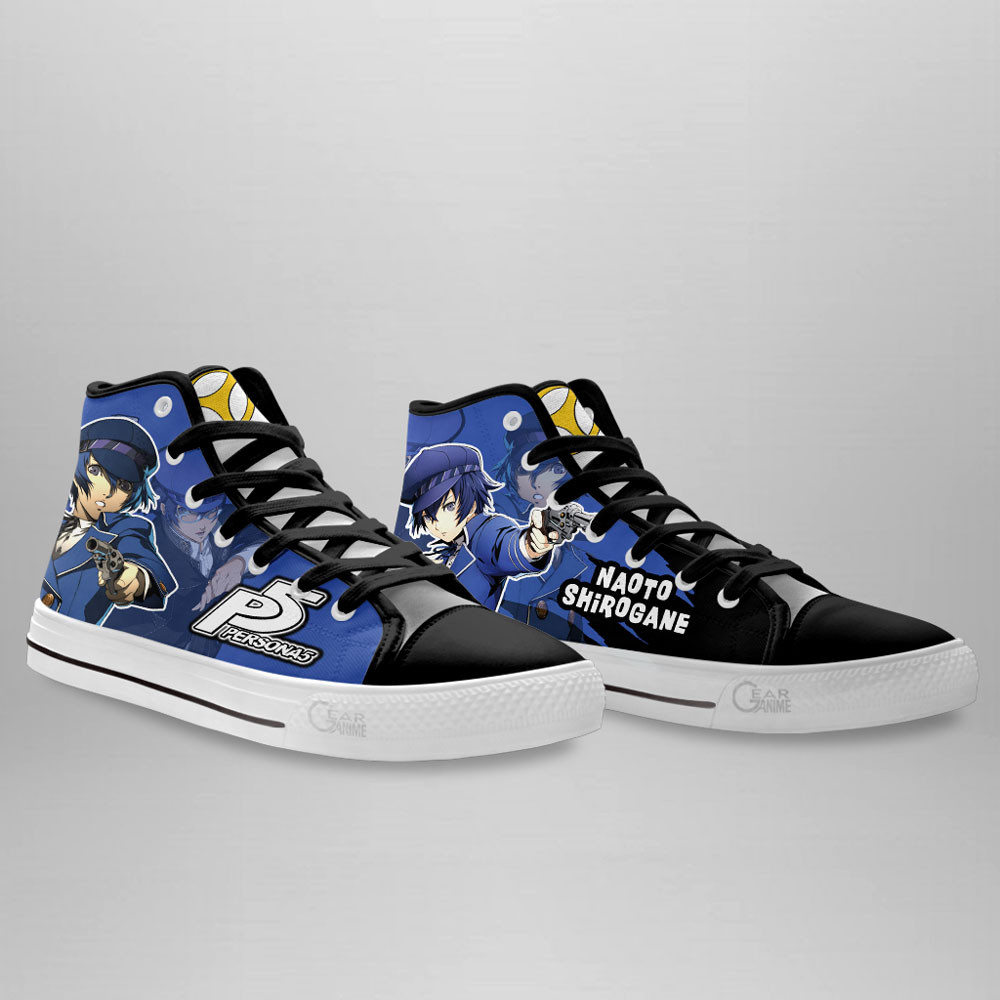 Persona Naoto Shirogane Anime Custom High Top Shoes