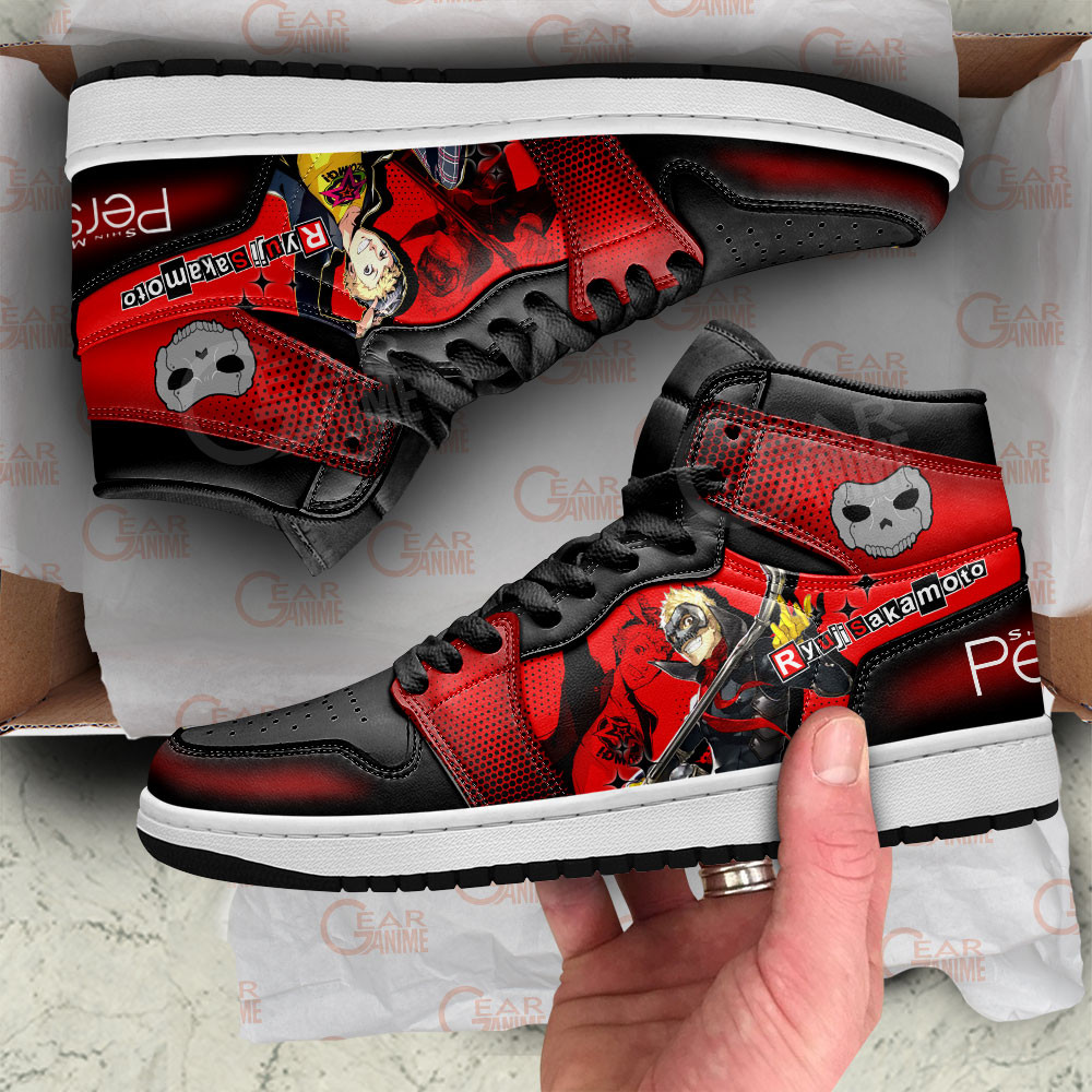 Persona Ryuji Sakamoto Anime Shoes, Air Jordan Hightop
