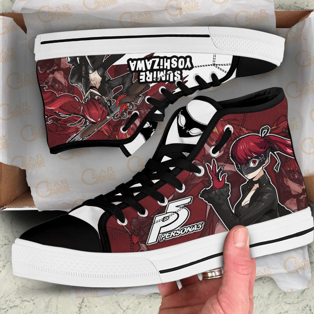 Persona Sumire Yoshizawa Anime Custom High Top Shoes