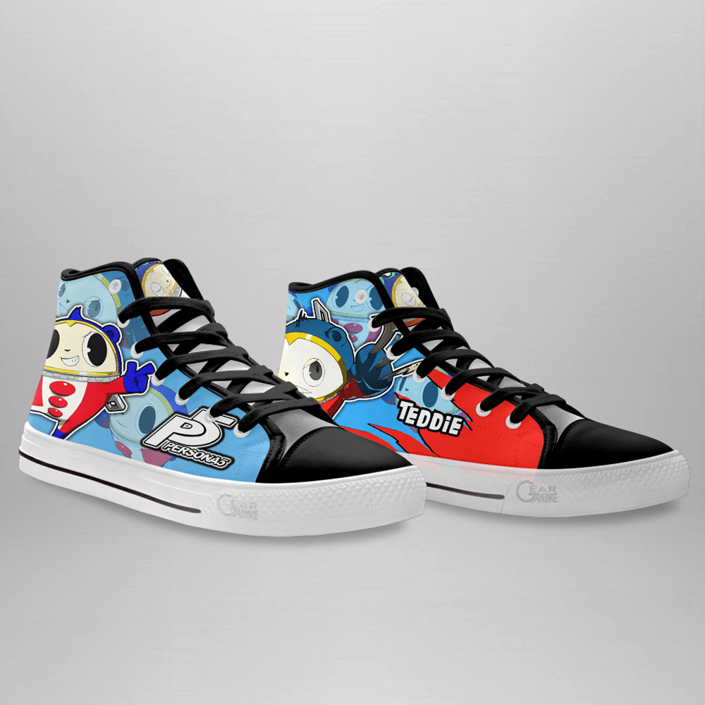 Persona Teddie Anime Custom High Top Shoes