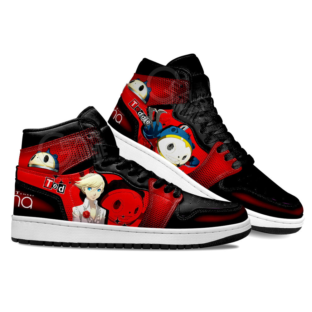 Persona Teddie Anime Shoes, Air Jordan Hightop