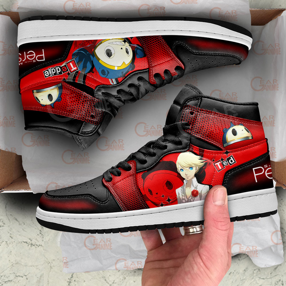 Persona Teddie Anime Shoes, Air Jordan Hightop