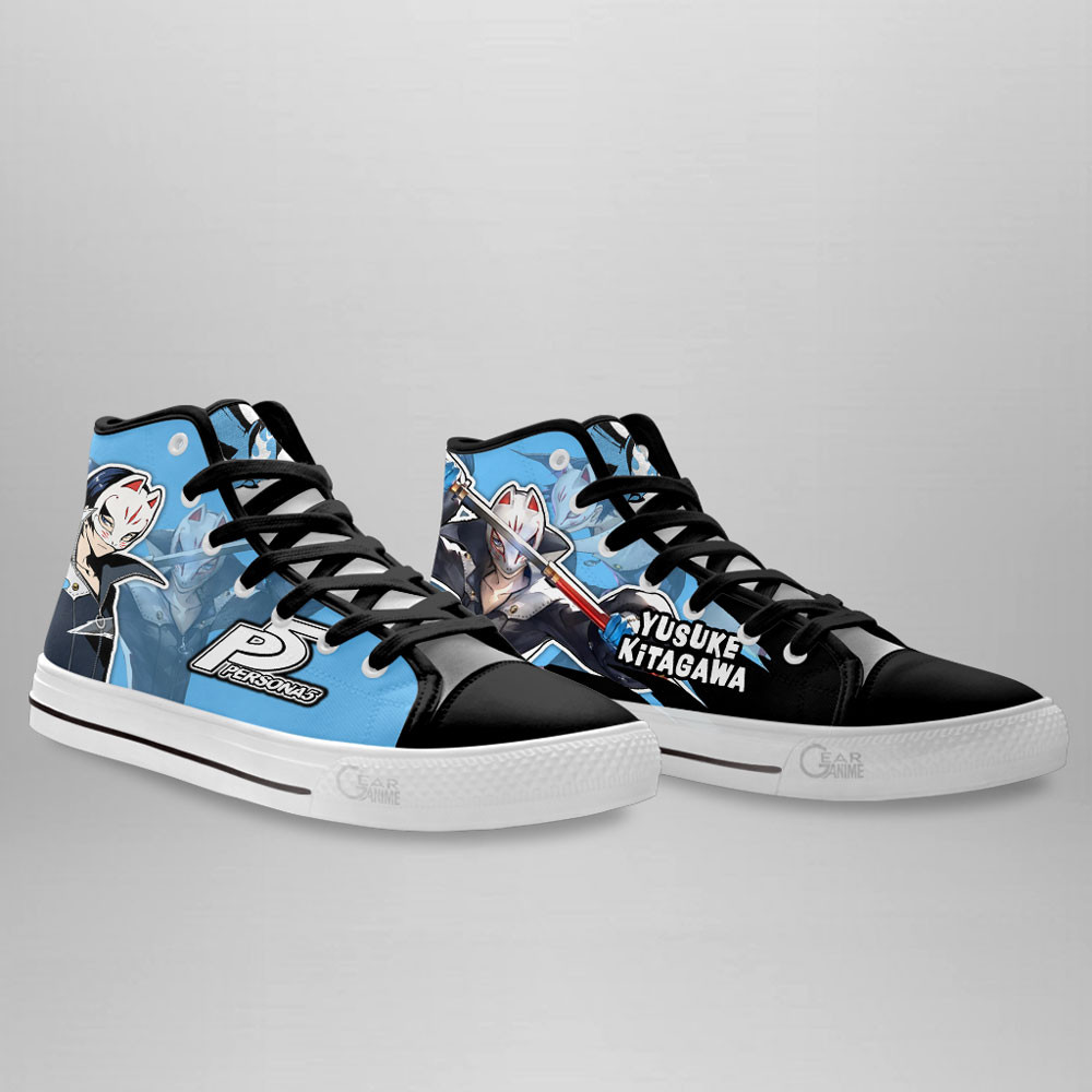 Persona Yusuke Kitagawa Anime Custom High Top Shoes