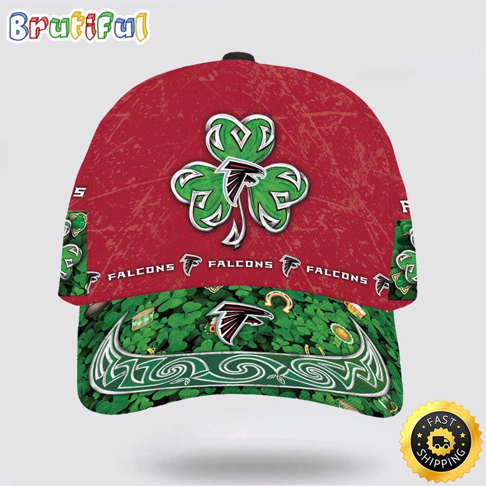 Personalized Atlanta Falcons St Patrick Day All Over Print Baseball Cap