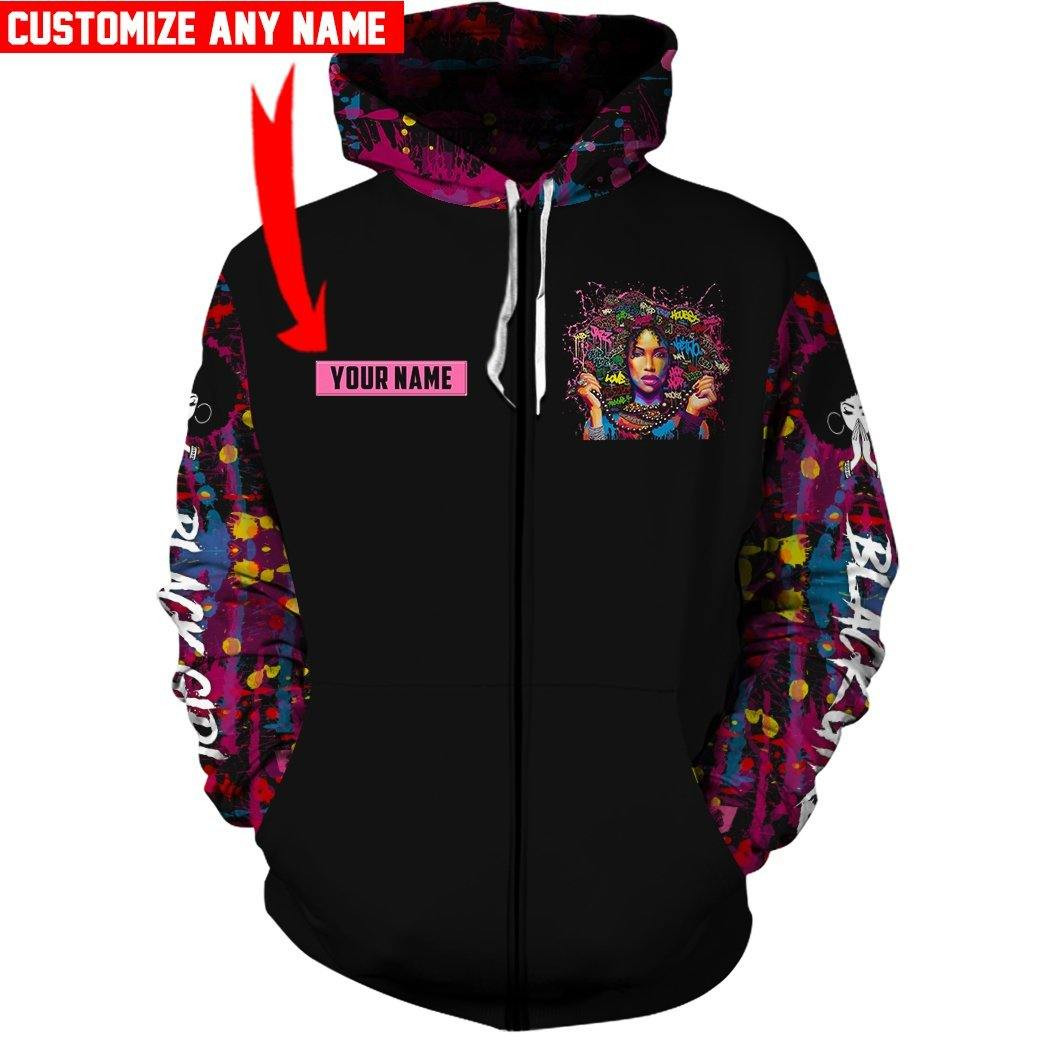 Personalized Black Beautiful Women Hoodie