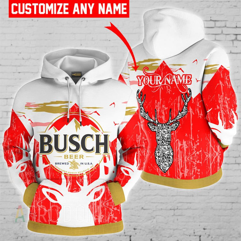 Personalized Busch Beer Hoodie