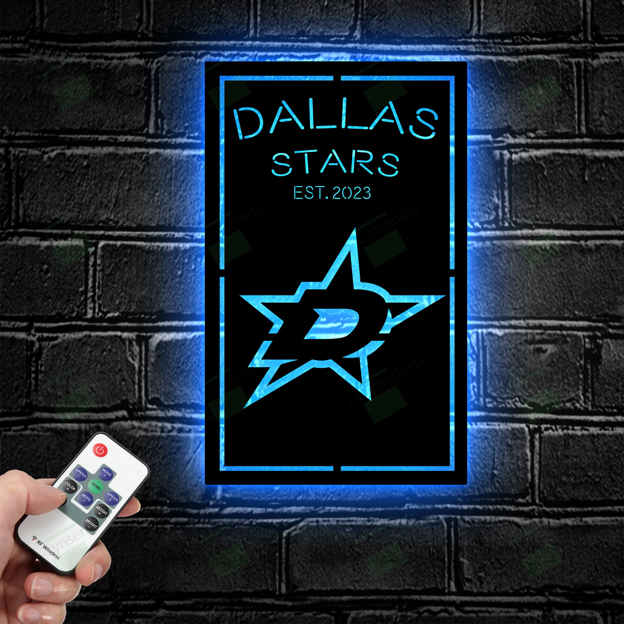 Personalized Dallas Stars Metal Sign – Led light sign