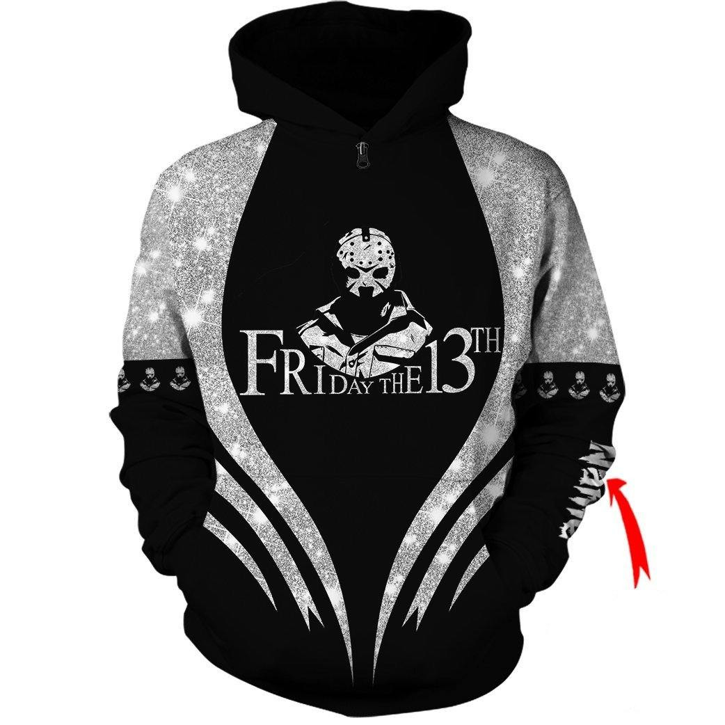 Personalized Friday The 13Th Aop Hoodie