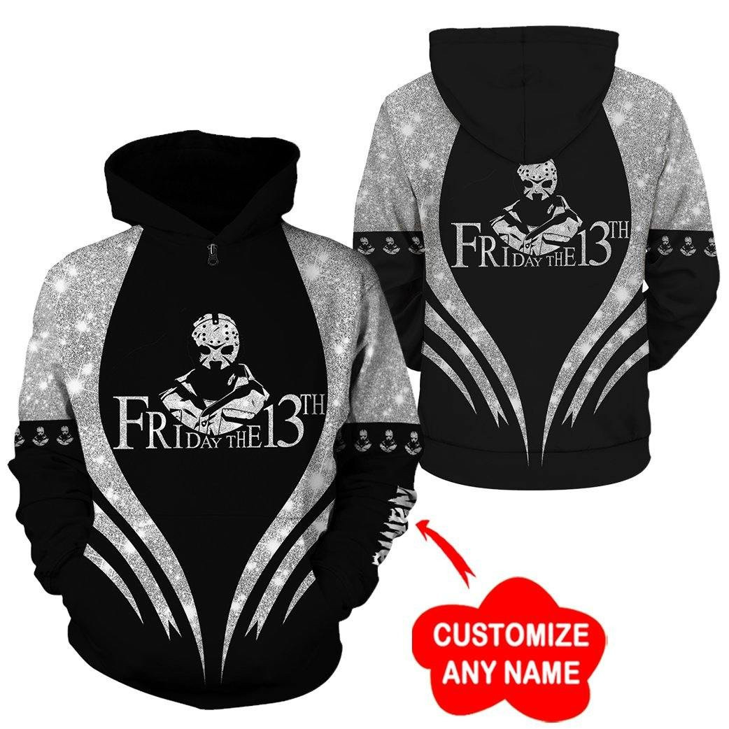 Personalized Friday The 13Th Aop Hoodie