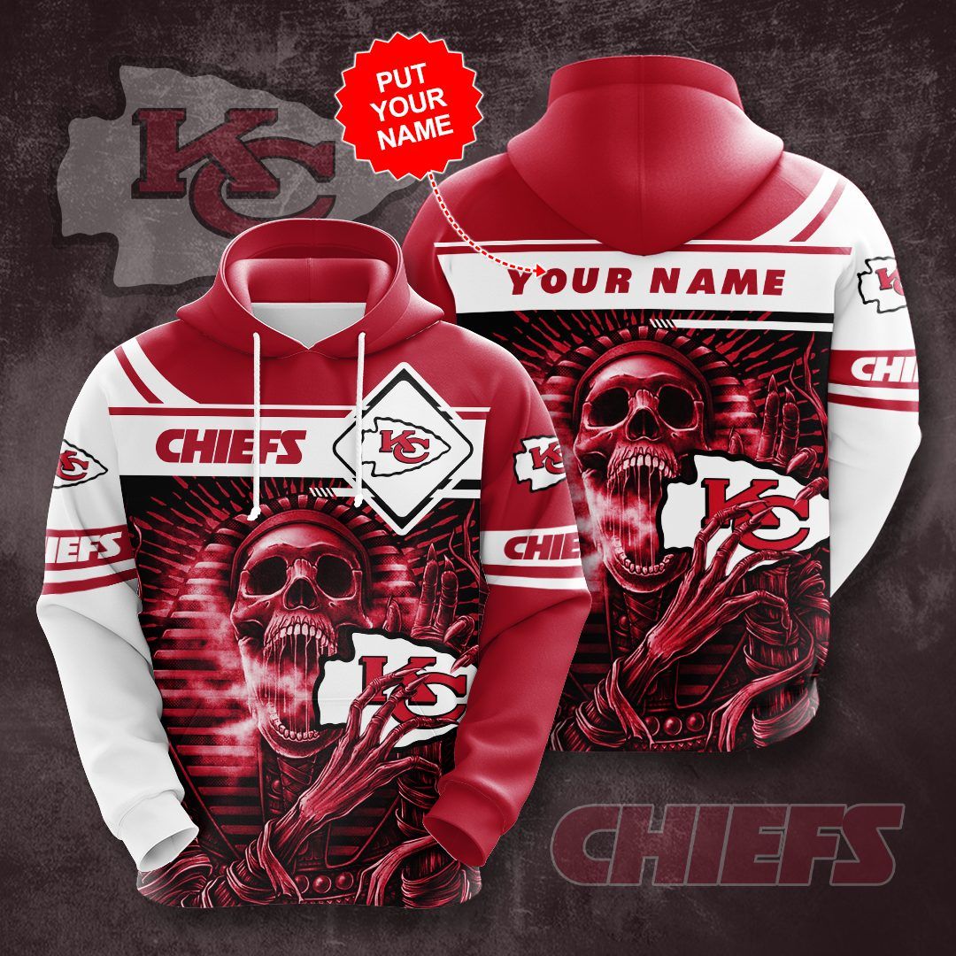 Personalized Kansas City Chiefs Gift for Big Fans 3D Hoodie