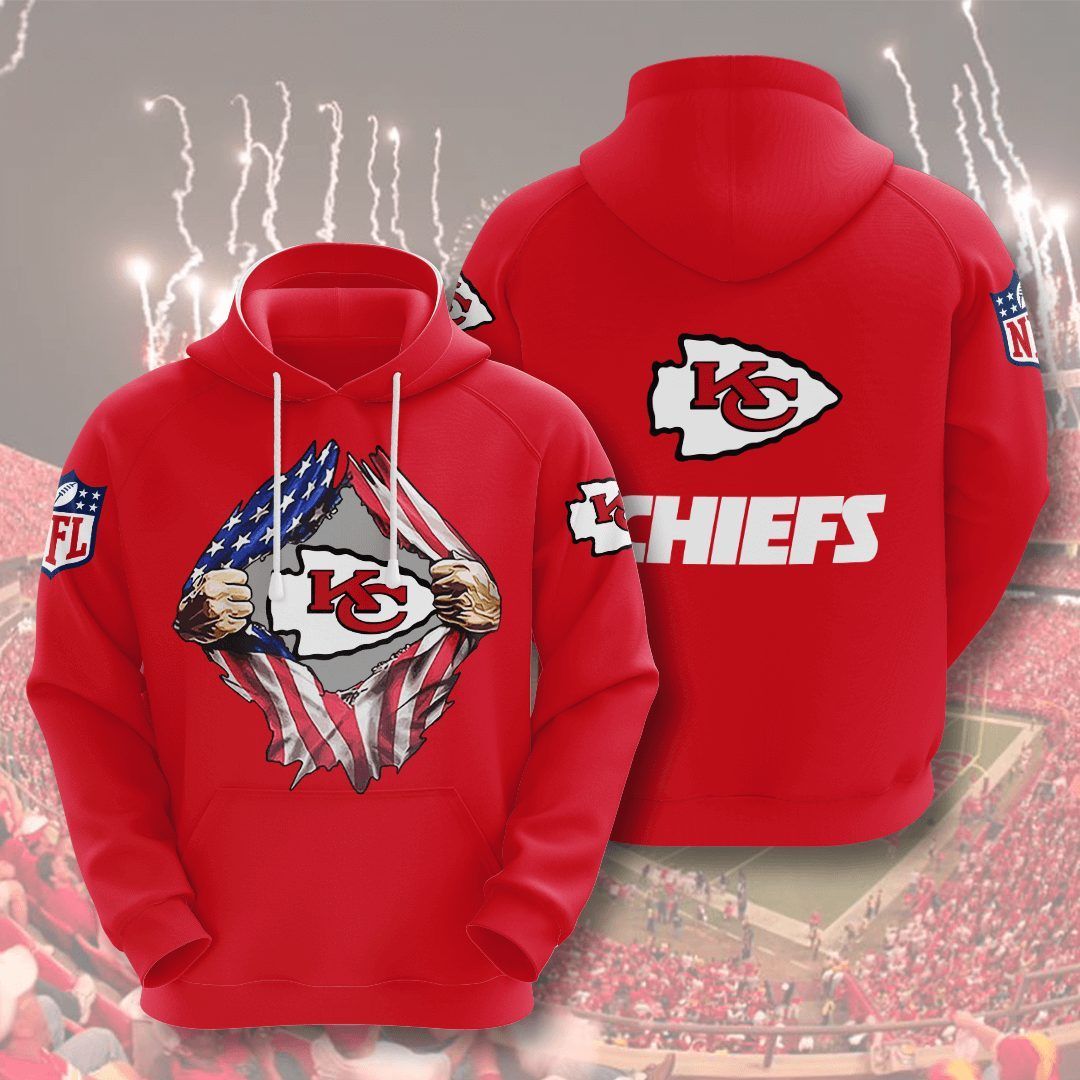 Personalized Kansas City Chiefs Gift for Big Fans 3D Hoodie