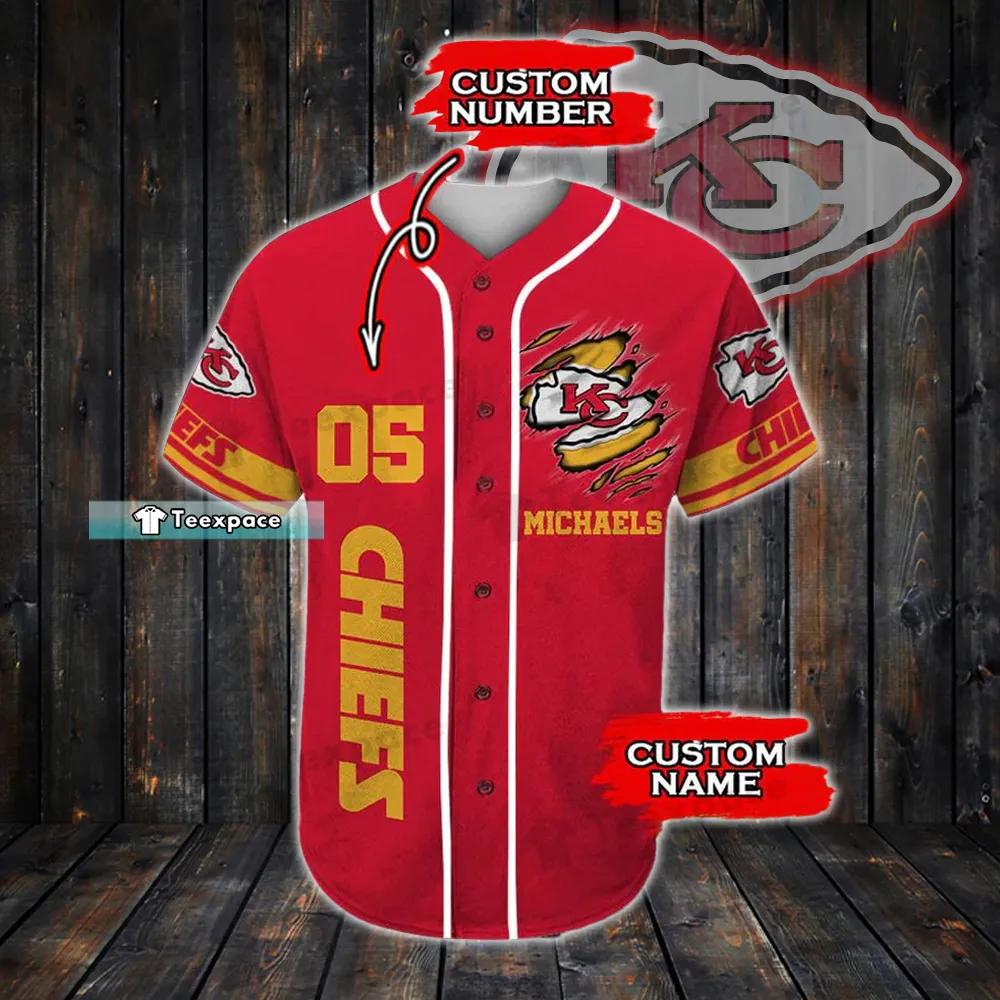 Personalized Name Number God Family And Chiefs Baseball Jersey