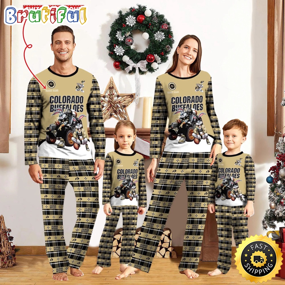 Personalized NCAA Colorado Buffaloes Custom Pajamas For Family