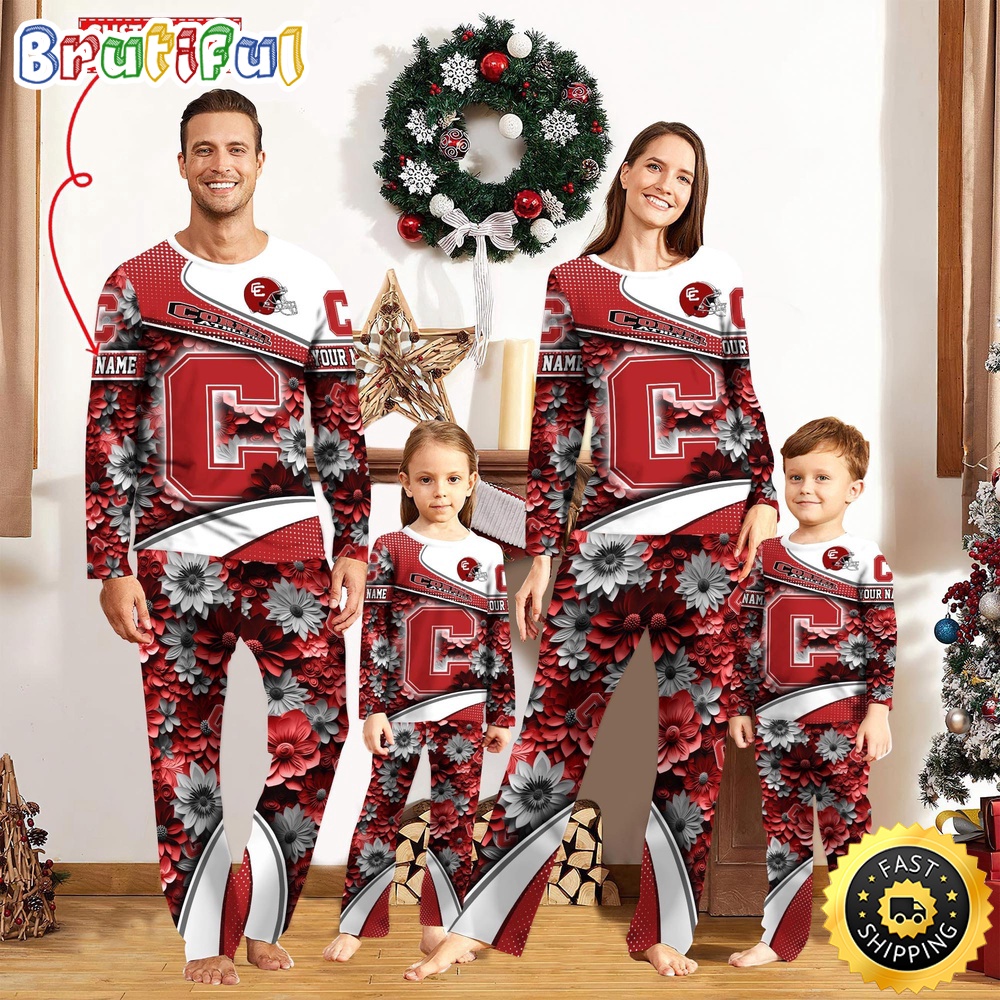 Personalized NCAA Cornell Big Red Custom Pajamas For Family Custom Pajamas Sport Fans