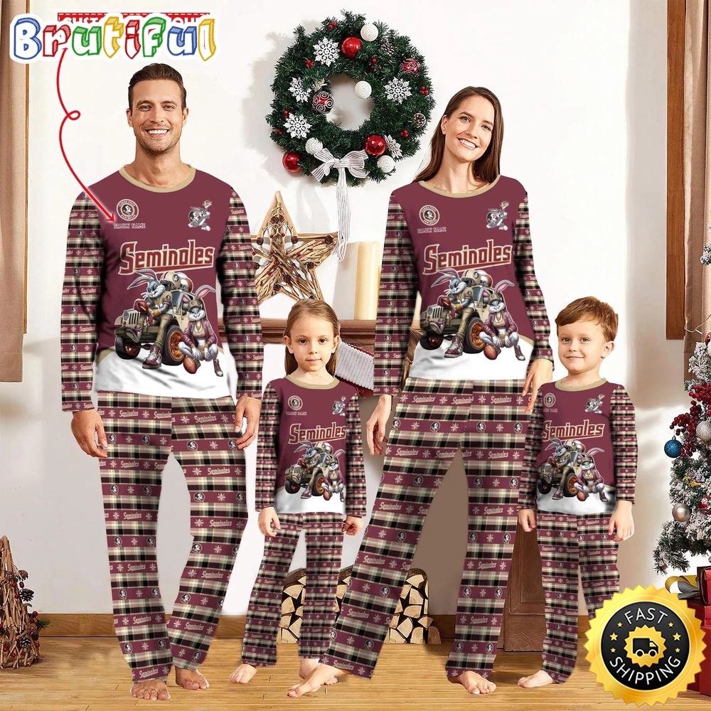 Personalized NCAA Florida State Seminoles Custom Pajamas For Family