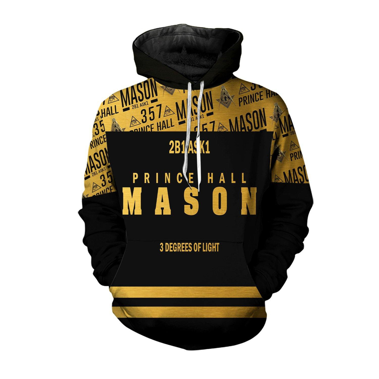 Personalized Prince Hall Free Mason Aop Hoodie