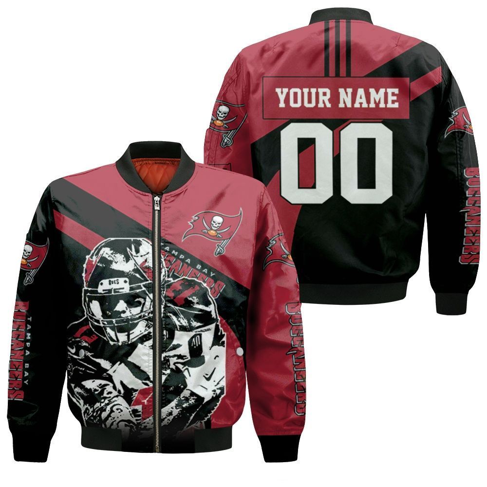 Personalized Tampa Bay Buccaneers Mike Evans 3D Printed For Fans Bomber Jacket