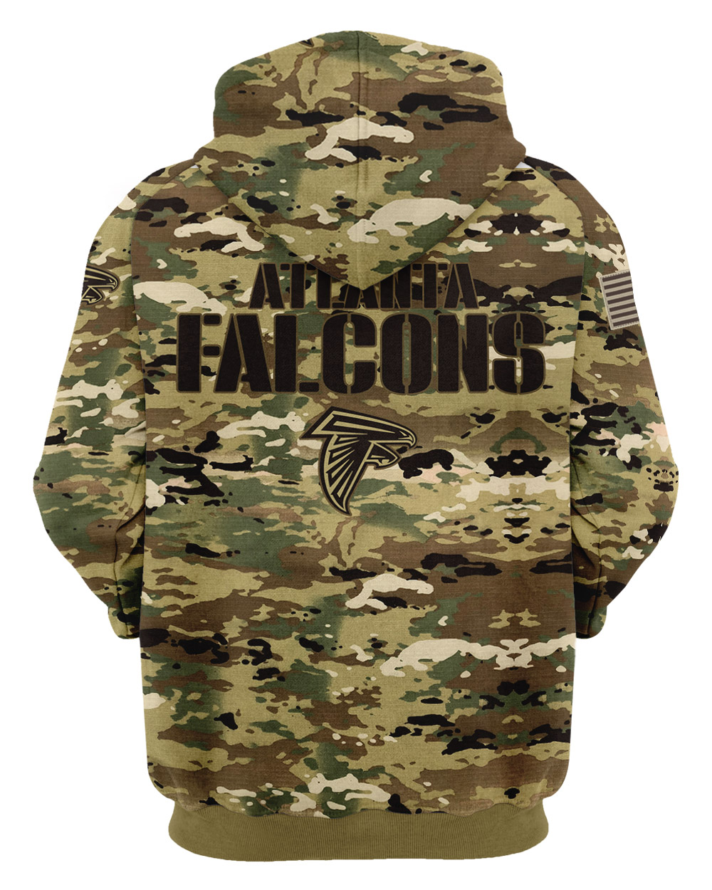 Personalized Your Name-NFL02-Atlanta Falcons – OCP Camouflage Hoodie