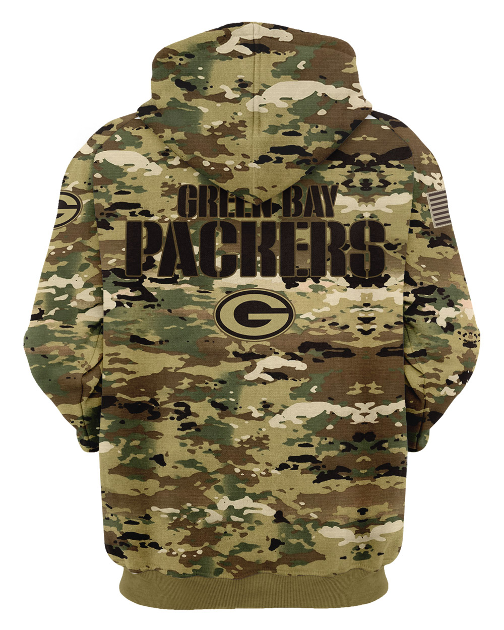 Personalized Your Name-NFL12-Green Bay Packers – OCP Camouflage Hoodie