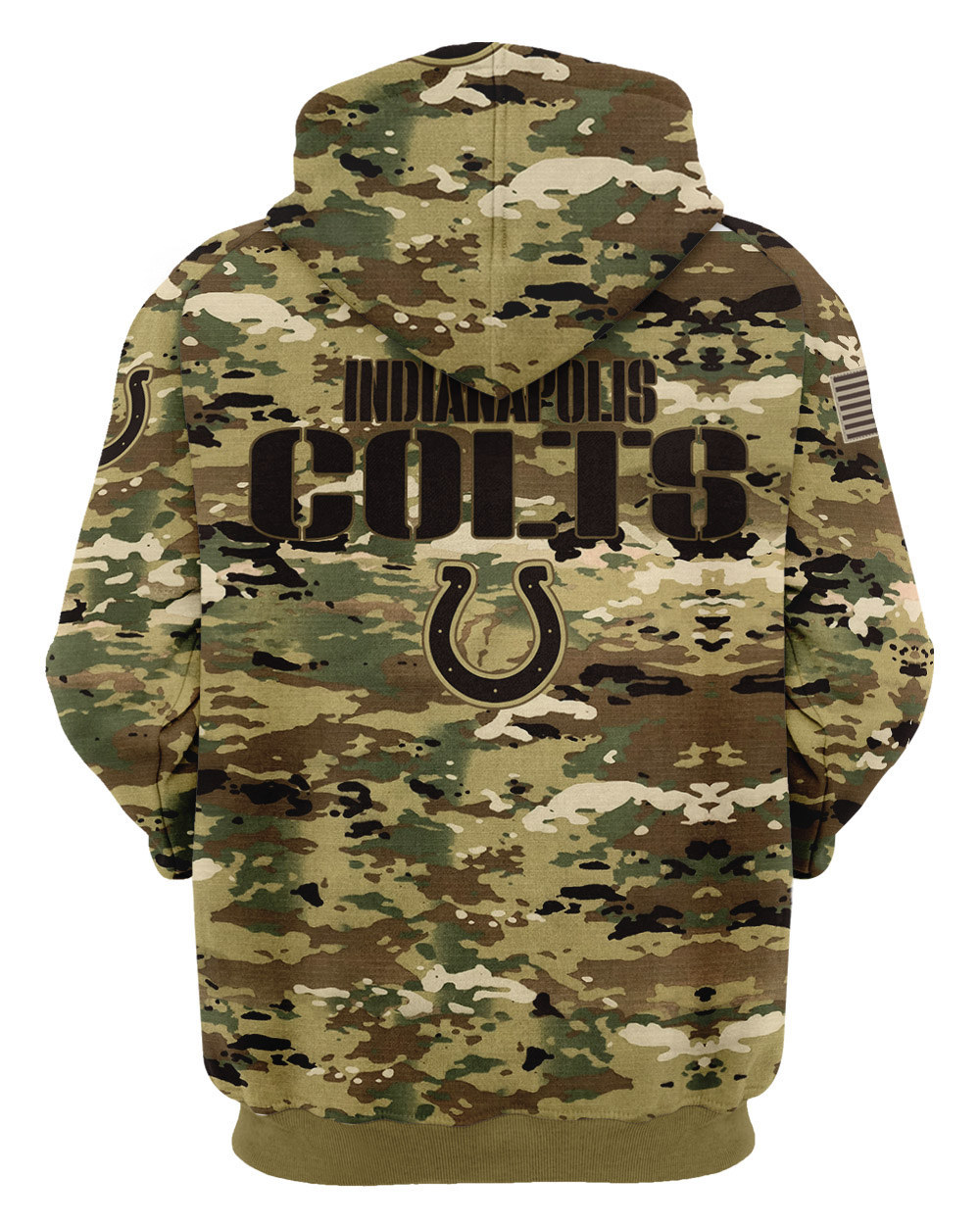 Personalized Your Name-NFL14-Indianapolis Colts – OCP Camouflage Hoodie