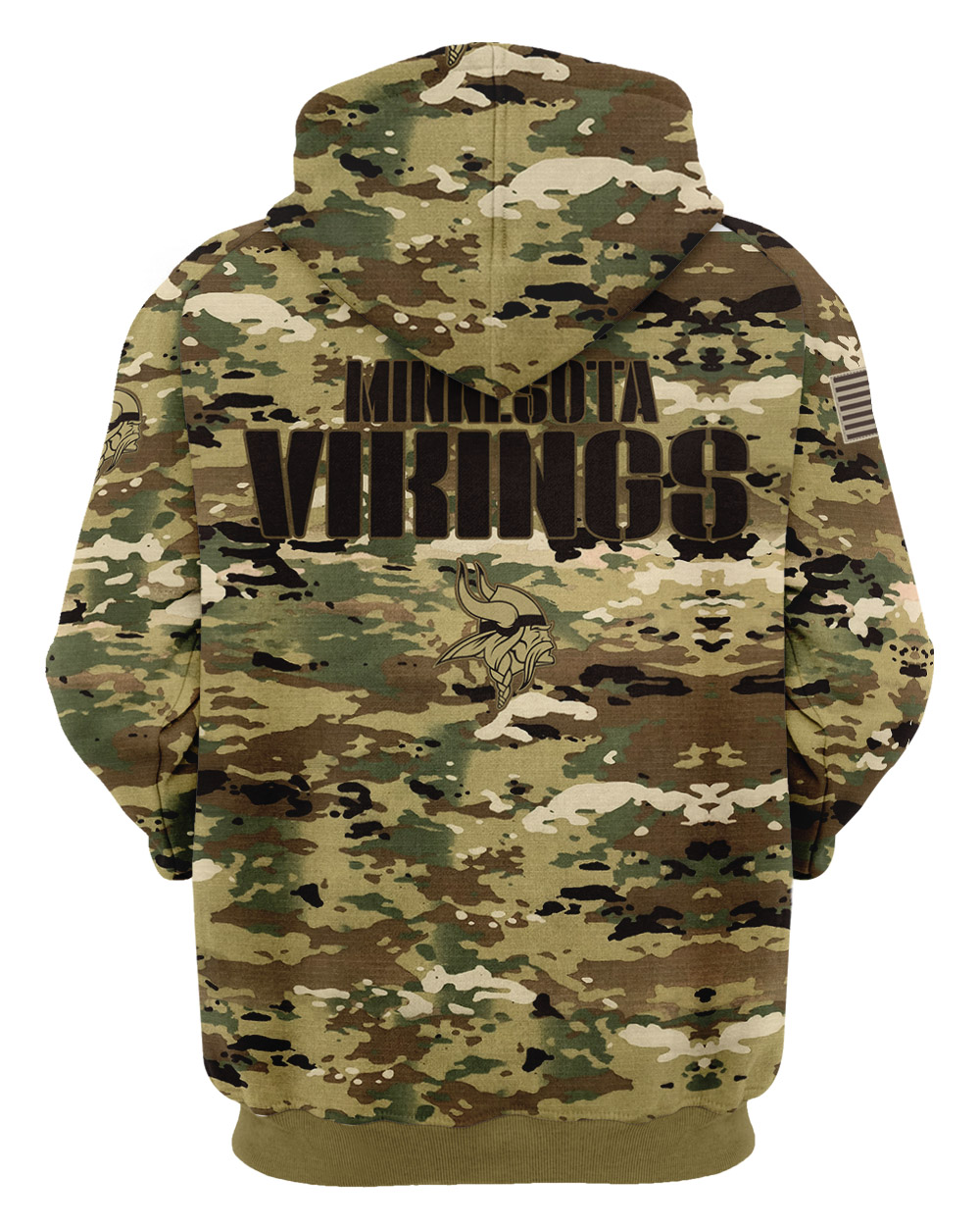 Personalized Your Name-NFL18-Minnesota Vikings – OCP Camouflage Hoodie