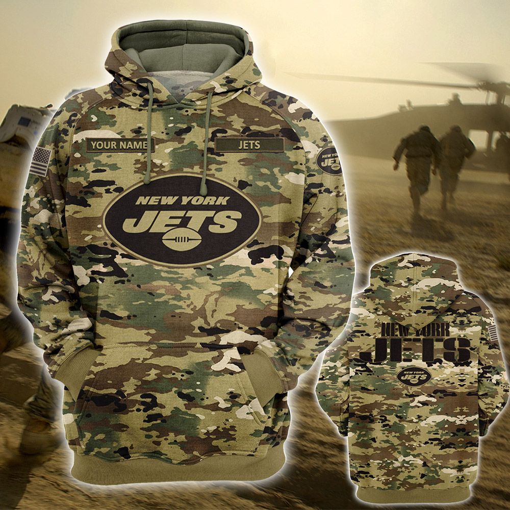 Personalized Your Name-NFL22-New York Jets – OCP Camouflage Hoodie