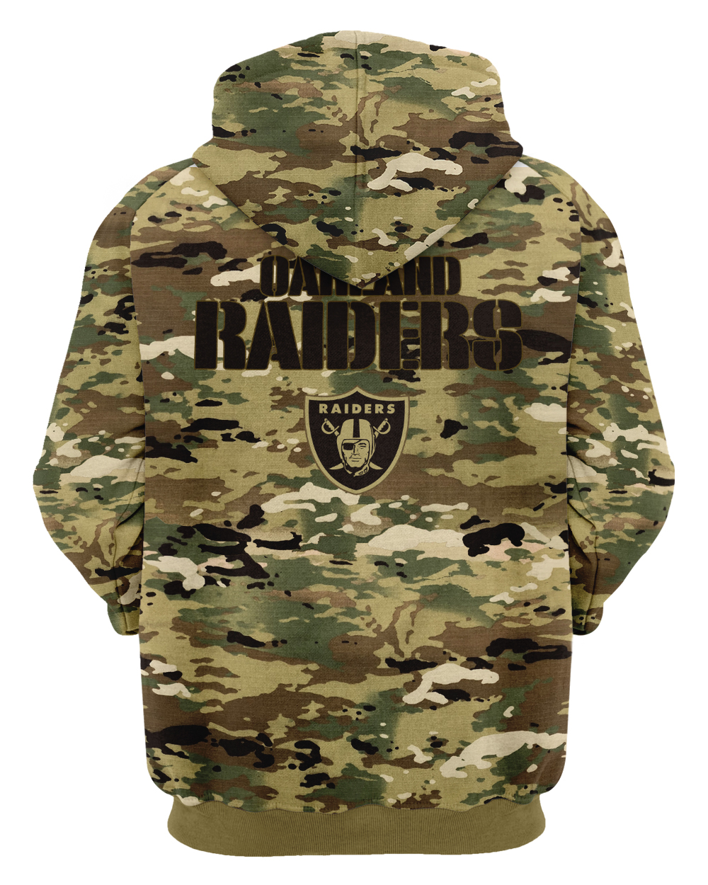 Personalized Your Name-NFL23-Oakland Raiders – OCP Camouflage Hoodie