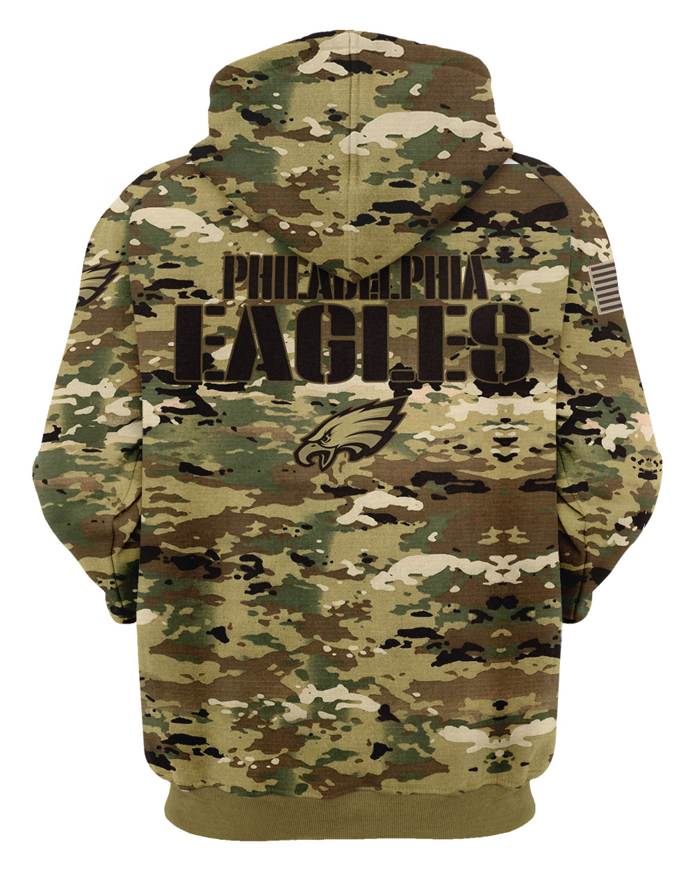 Personalized Your Name-NFL24-Philadelphia Eagles – OCP Camouflage Hoodie