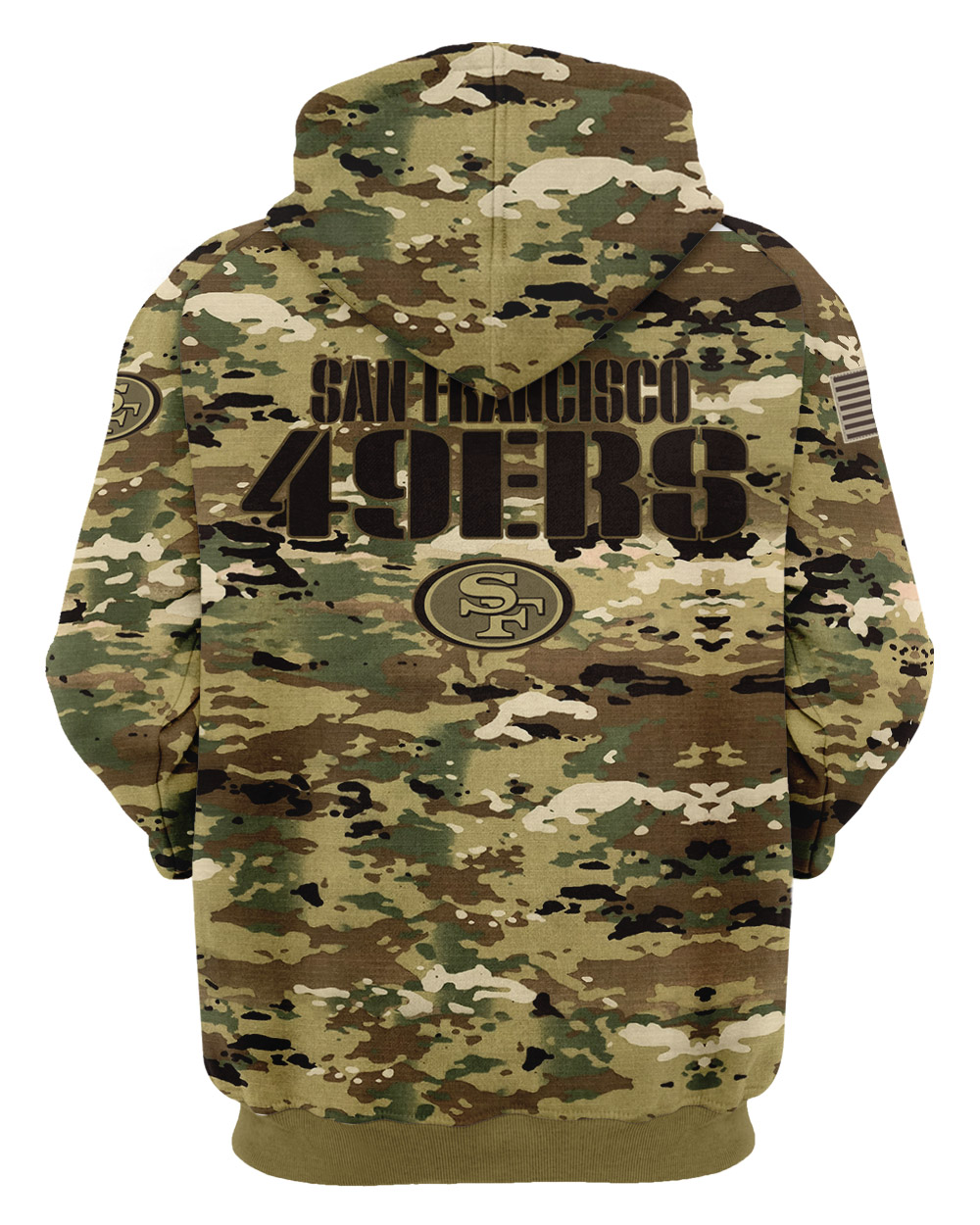 Personalized Your Name-NFL28-San Francisco 49ers – OCP Camouflage Hoodie