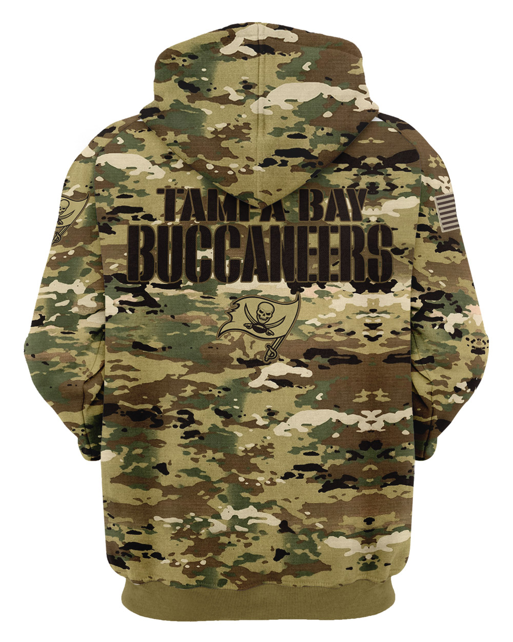 Personalized Your Name-NFL30-Tampa Bay Buccaneers – OCP Camouflage Hoodie