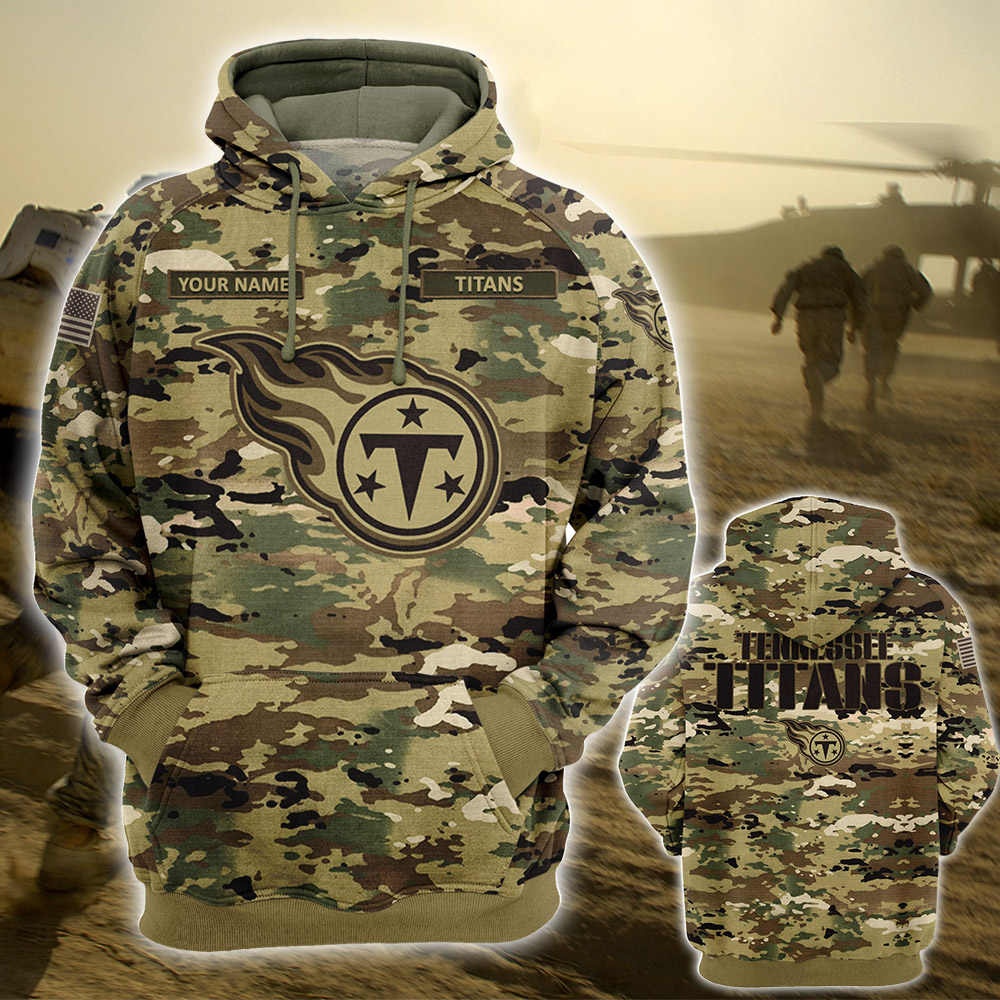 Personalized Your Name-NFL31-Tennessee Titans – OCP Camouflage Hoodie