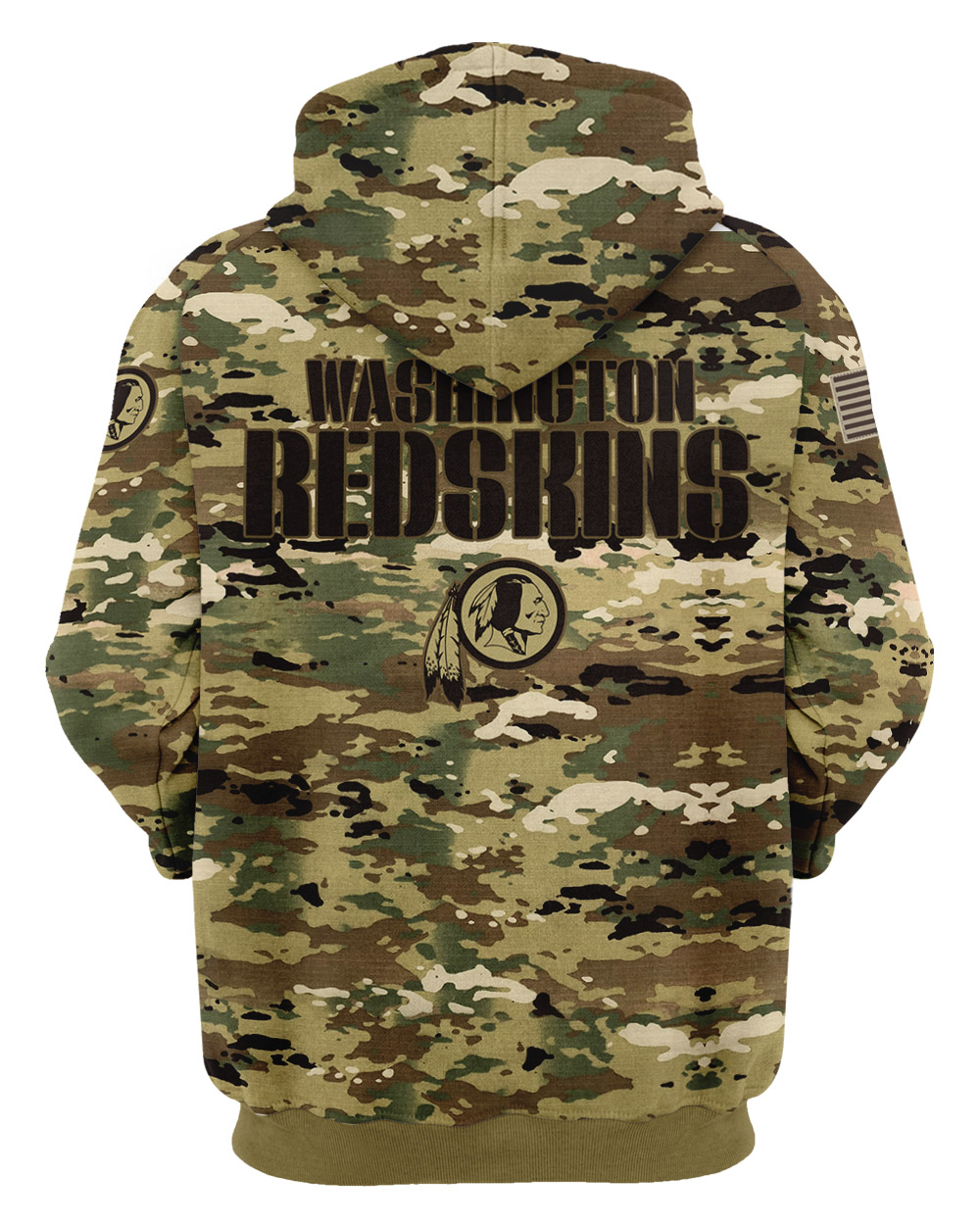 Personalized Your Name-NFL32-Washington Redskins – OCP Camouflage Hoodie