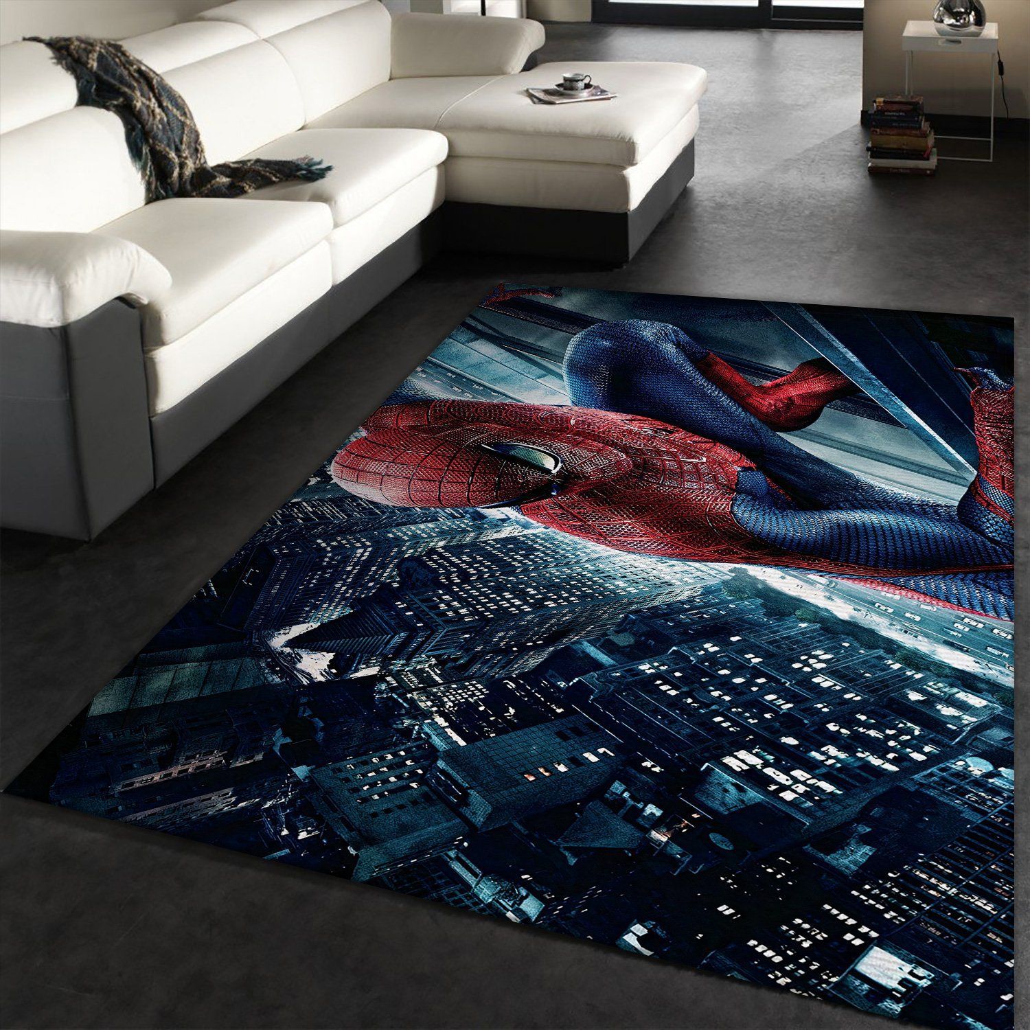Peter Parker Spider Man Rectangle Rug – Custom Size And Printing