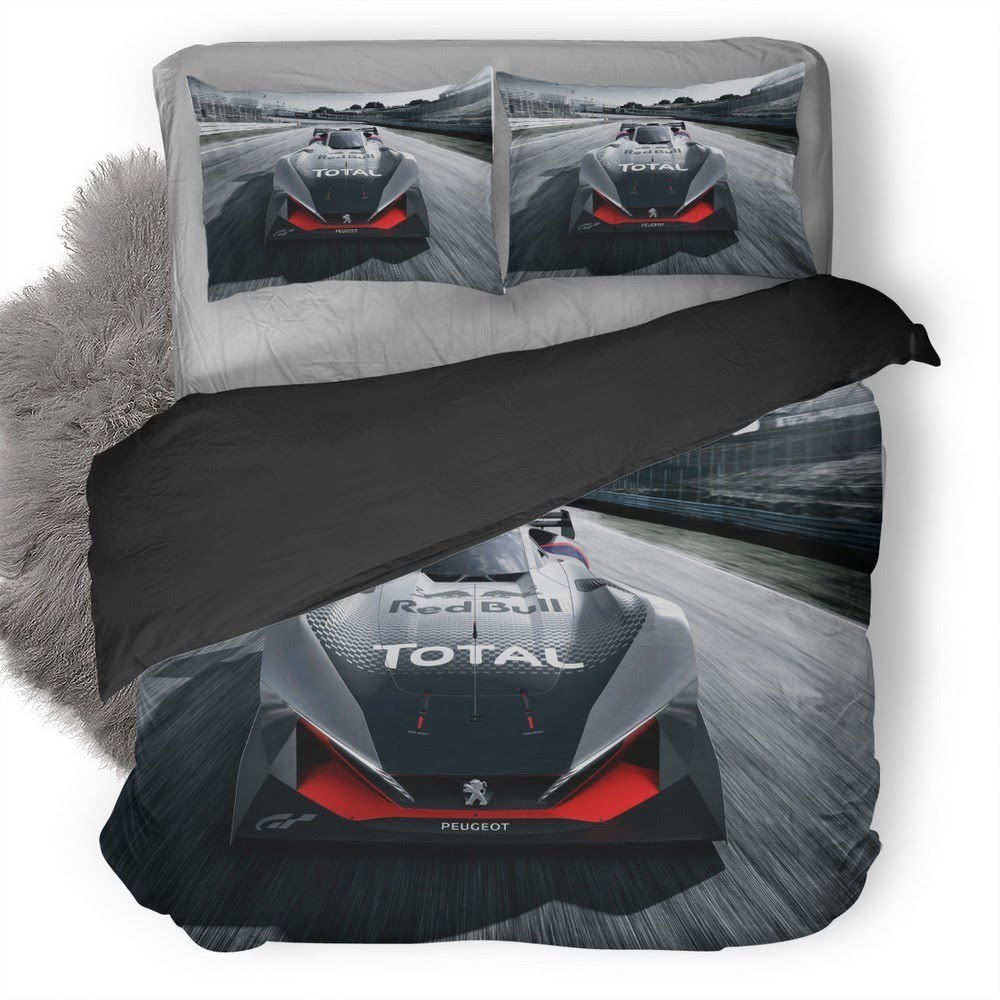 Peugeot L500 R Hybrid Vision Gran Turismo 3D Customized Duvet Cover Bedding Set
