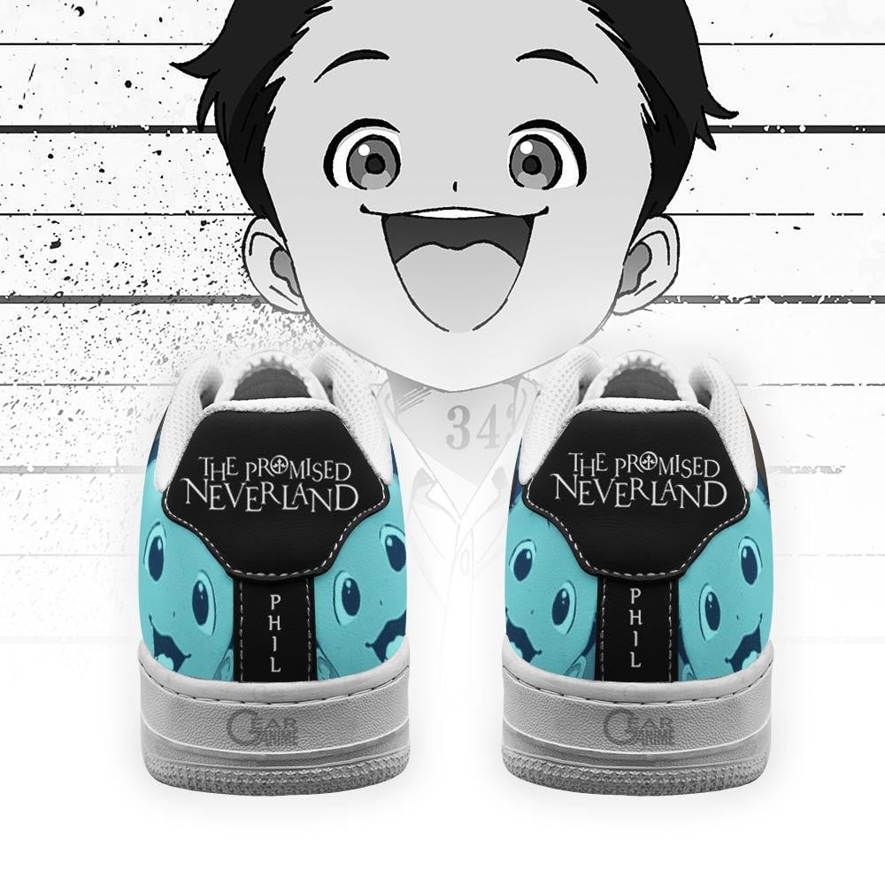 Phil The Promised Neverland Sneakers Custom Anime Shoes