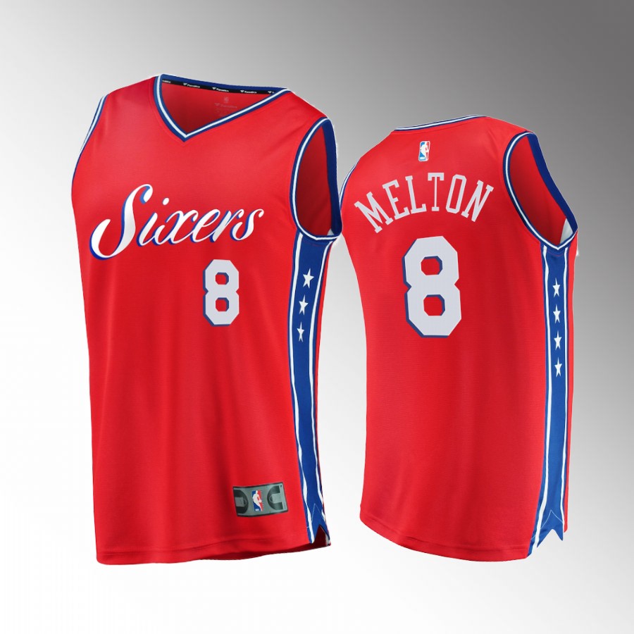 Philadelphia 76ers #8 De'Anthony Melton Association Jersey 2022-23 White