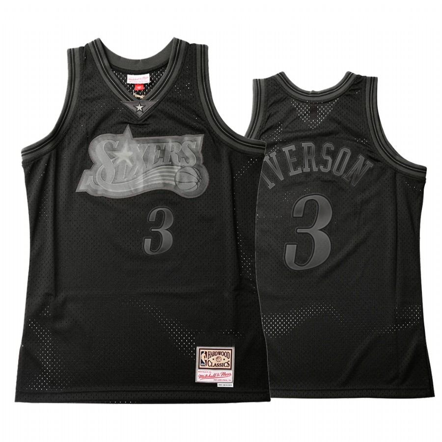 Philadelphia 76ers Allen Iverson #3 Throwback Tonal Jersey Men's