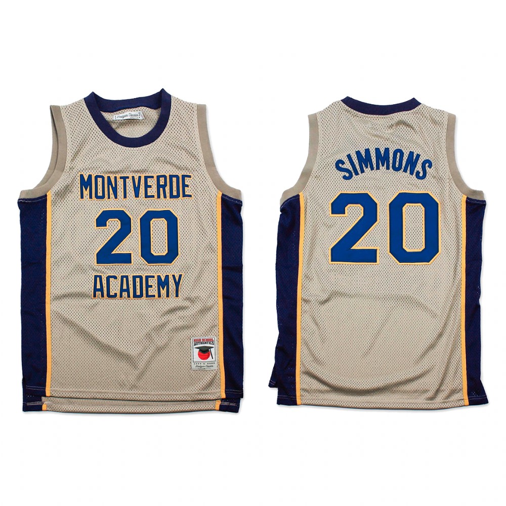 Philadelphia 76ers Ben Simmons Grey Montverde Academy High School Jersey